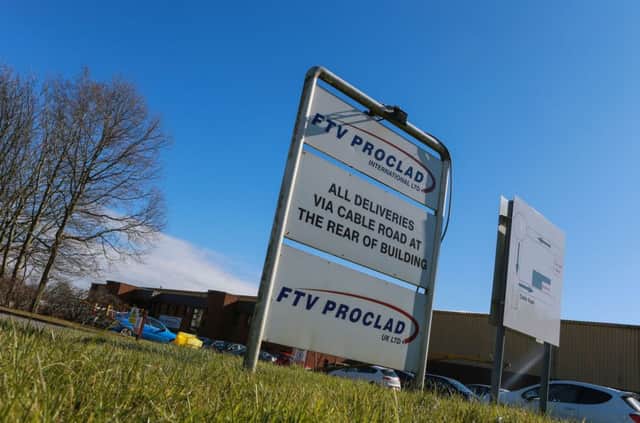 FTV Proclad in Glenrothes which is to announce job cuts at its local plant in the town.