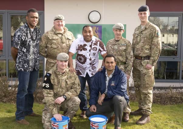 Charity lunch at Leuchars Station to raise funds for the Fiji Hurricaine