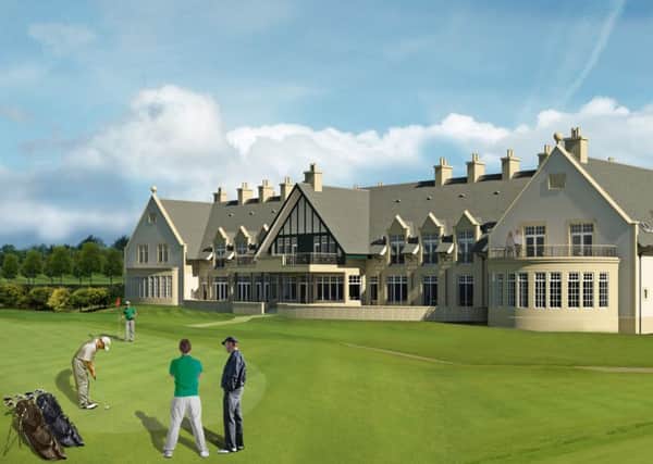 An impression of how the Feddinch clubhouse will look.