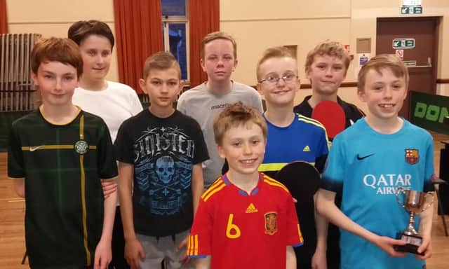 St Andrews Table Tennis Club juniors