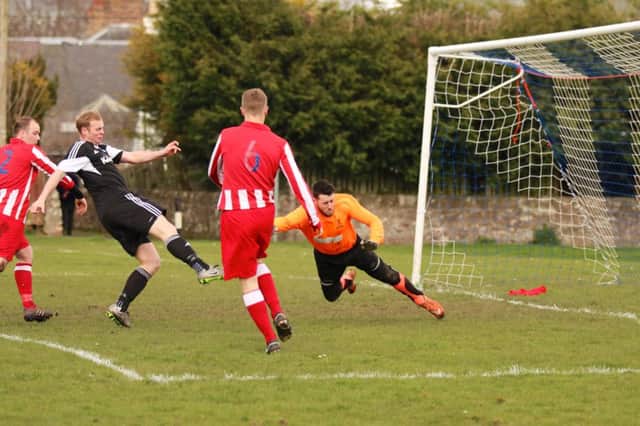 C Cameron opens the scoring for Pittenweem
