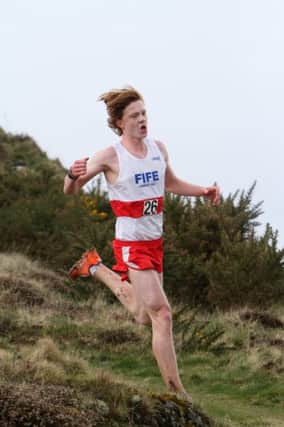Fife AC's Logan Rees made a successful defence of his Normans Law Hill Race title from Luthrie heading a field of 132 runners.