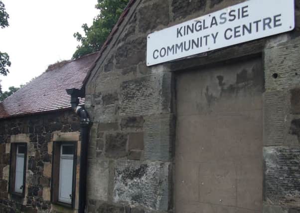 Kinglassie Community Hall - up for sale as part of Fife Council's community halls sell off plan.