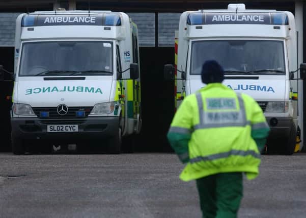 The Scottish Ambulance Service is currently at the scene. Stock pic.