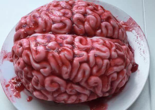 The Amazing Brain, by Abigail Gilchrist,  won the gory themed bake-off in St Andrews University