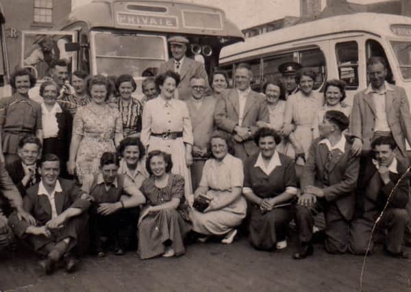 Ladybank Station staff outing 1949/50