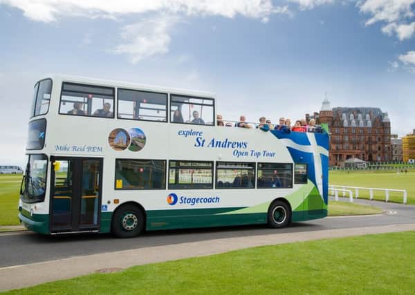 The St Andrews Open Top Tour Bus operated by Stagecoach has been cancelled.