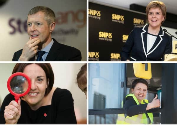 Scottish party leaders in lead up to Scottish Parliamentary elections May 5, 2016. All pics by John Devlin.