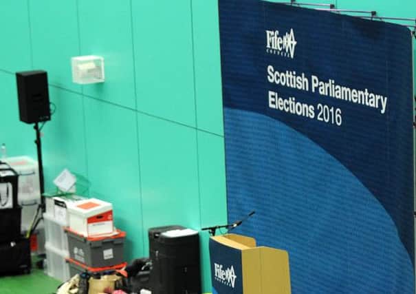 Michael Woods Sports Centre - Glenrothes - Fife - 
Election count - 
credit - FPA  -