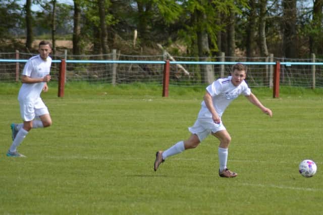 Brodie Gray dominates the midfield for Kennoway