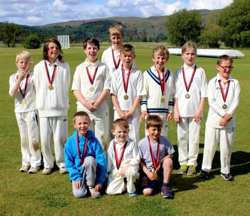 Largo's young cricket players.