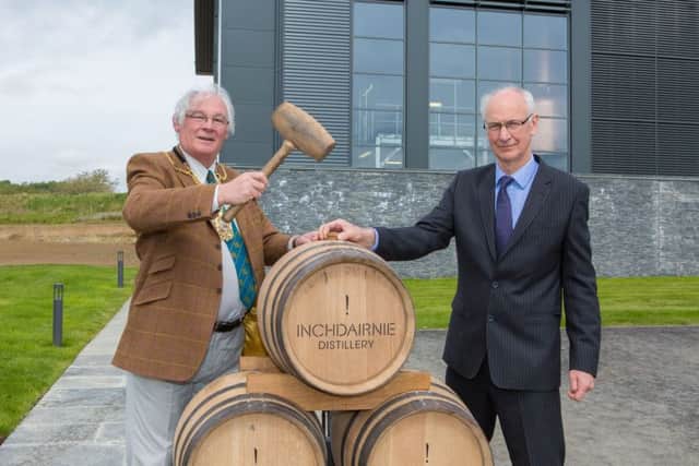 Provost of Fife Jim Leishman with Founder & MD Ian Palmer. Pic: Steven Brown.