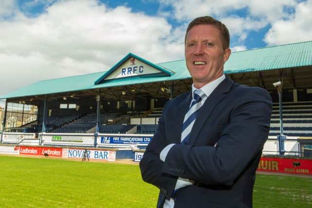 Raith Rovers appoint new manager Gary Locke. Pic: Steven Brown
