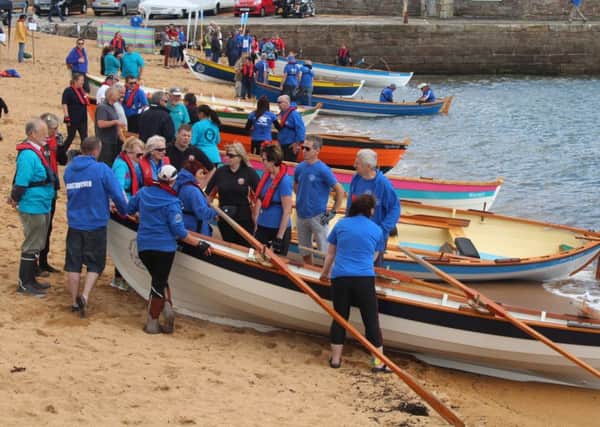 At Anstruther Harbour Festival this year, St Ayles Rowing Club will be putting on a new Community Challenge rowing event with races between teams from local organisations and businesses.