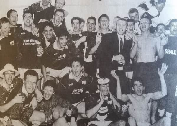 Nostalgia - In April 1993 Raith Rovers won promotion to the Scottish Premier Division for the first time in the clubs history. A 2-0 win over Dumbarton at Starks Park sealed the First Division title - also a first for the Kirkcaldy side. The team also amassed Rovers biggest points haul for a season in over 50 years.