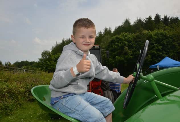Liam Mcfarlane (5) enjoying the gala back in 2014 - last year's event had to be cancelled due to adverse weather.
