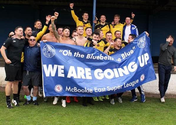 Dundonald Bluebell won promotion to the Super League in 2015/16.