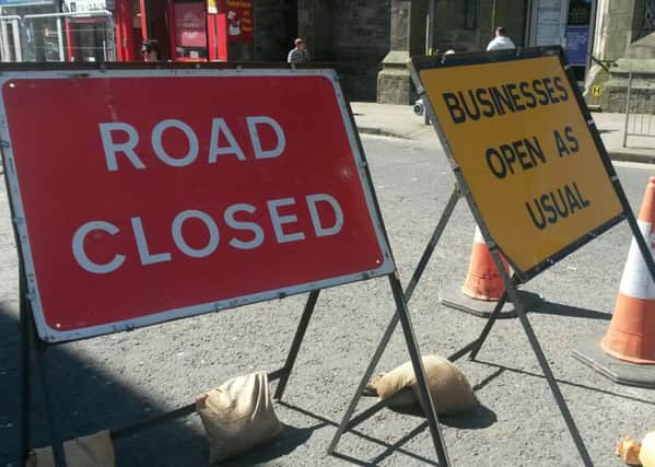 Improvement works have been delayed at the west end of Kirkcaldy High Street