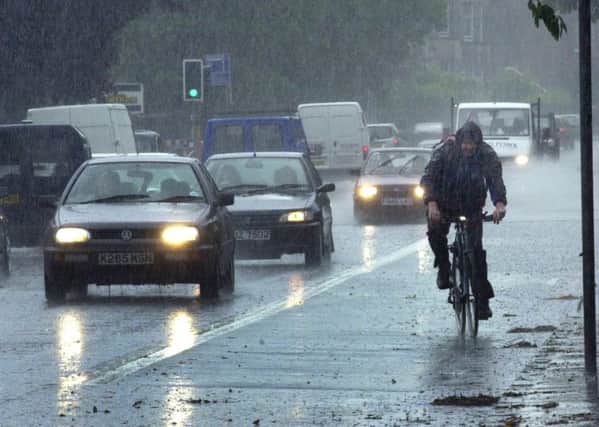 There could be localised torrential downpours