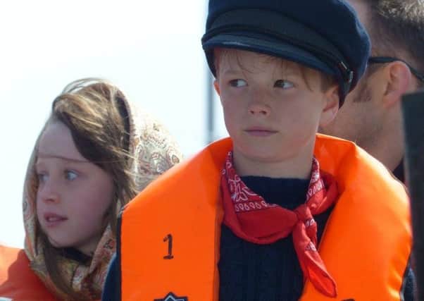 Anster Fisher Lad and Lass, Molly Scott and Adam Lockhart, at the Harbour Festival. (Picture supplied)