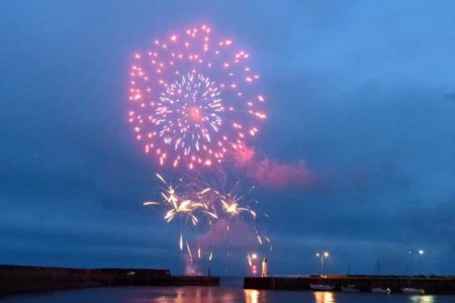 Anster Harbour Festival fireworks display. (Picture supplied.)
