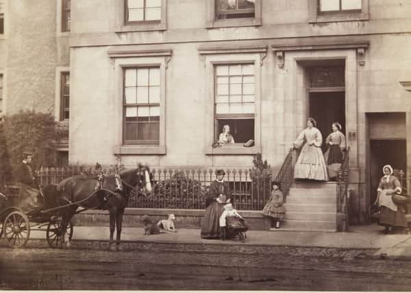 Dr John Adamsons home on South Street, St Andrews, 1862. By John Adamson.
