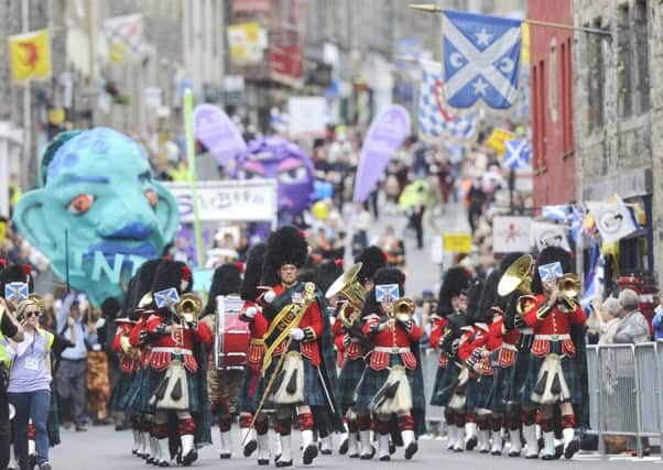 The Riding procession celebrating the official opening of the fourth term of the Scottish Parliament in 2011. A similar event is planned for Saturday, July 2, to mark the opening of the parliament's fifth term.