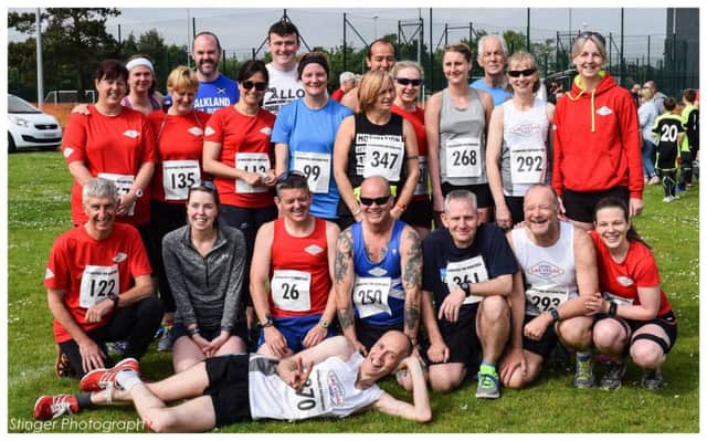 Leven Las Vegas runners at the Glenrothes 10k