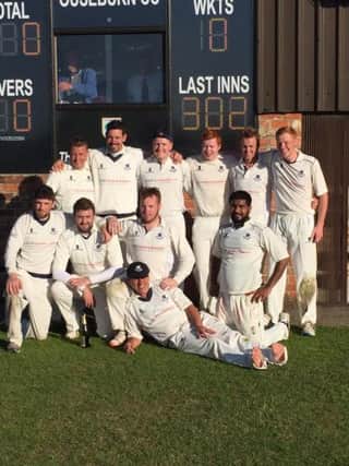 Falkland Cricket Club grabbed a deserved win at the weekend.