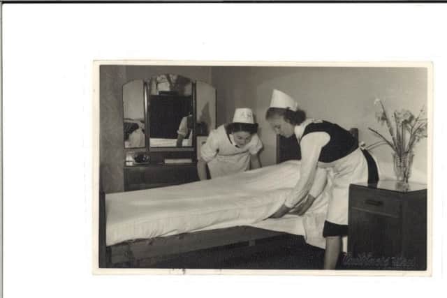 A Viewforth High School homemaking class from 1951