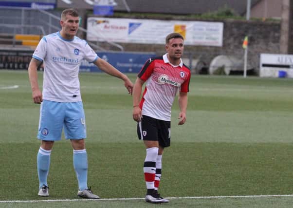 Lewis Vaughan completed 90 minutes in the midweek friendly at Forfar. Pic: Chris Coutts