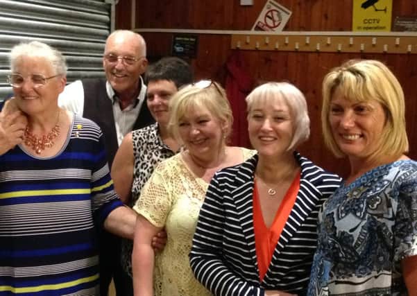 Nan Bond's (left) Marie Curie fundraiser at Methilhill Bowling Club