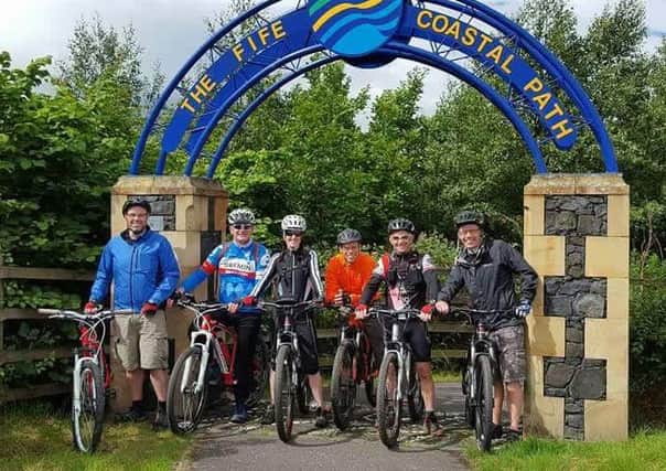 Glenrothes Tri-Club members at the Fife Coastal Path