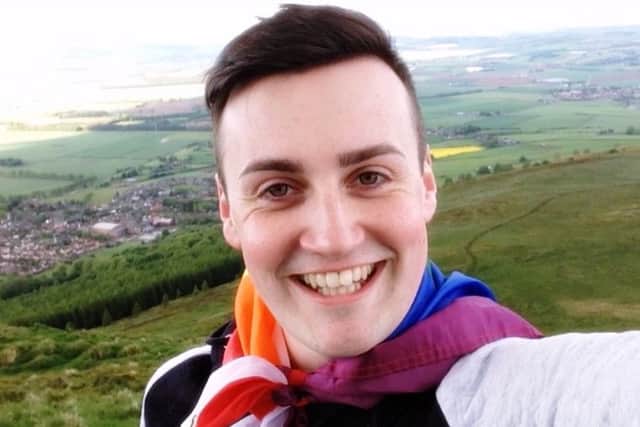 Stuart Russell, whose online series looking at the LGBTI scene in Fife has attracted thousands of viewers.