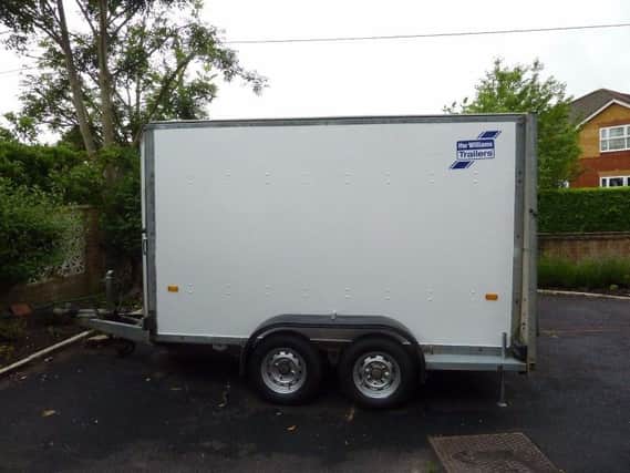 Example of the type of trailer which was stolen from Anstruther harbour on Monday, July 4, 2016.