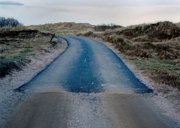 End of the tarmac road, Menie, Aberdeenshire, 2011. By Alicia Bruce. Â© Alicia Bruce, TRUMPED project
