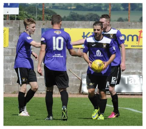 Scott Robinson's penalty clinched a bonus point for East Fife.