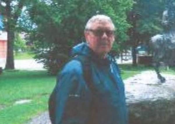Missing man Val Smernicki. Last seen near his home in Tayport on Sunday, July 10 around 7.45pm.