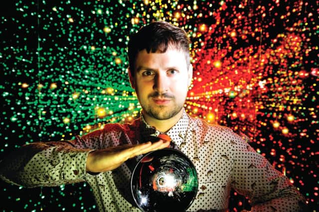 Kevin McMahon mixes science and magic at the Fringe (Pic Colin Hattersley)