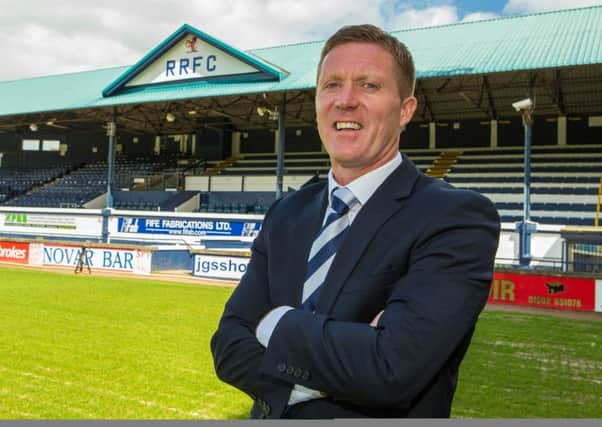 Raith Rovers manager Gary Locke (picture by Steven Brown)