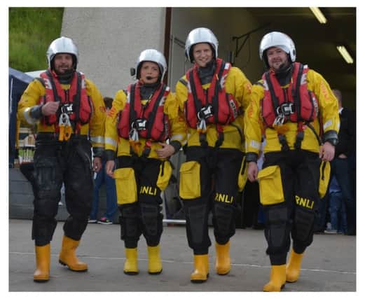 Some of the lifeboat volunteer crew