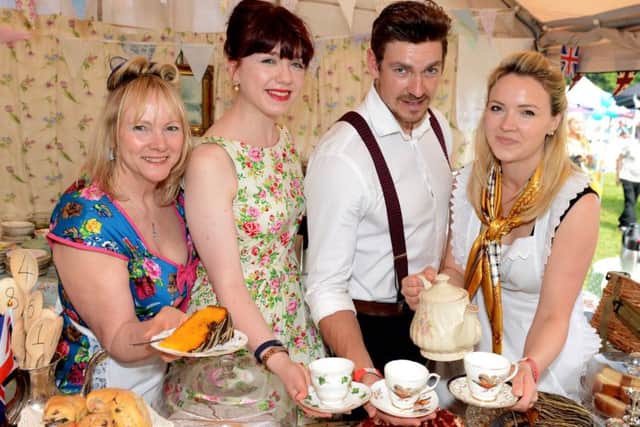 People can sample afternoon tea at the Foodies Festival