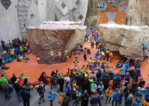 Competitive climbing is already a popular and well supported sport in Scotland.