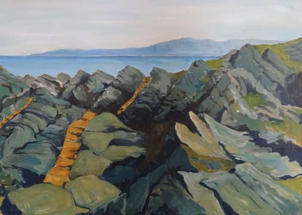 Burntisland artists Margot Hailey, exhibiting as part of the Central Fife Open Studios 2016 event.