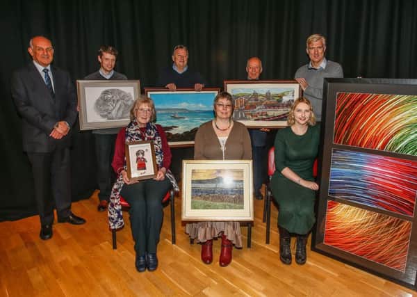Last year's winners of the Fife Art Exhibition.
