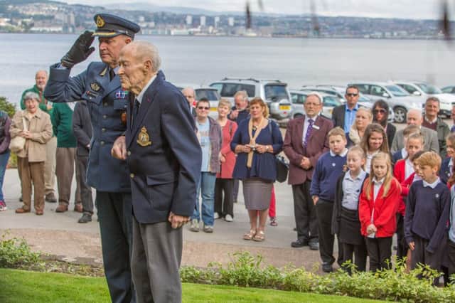 Norwegian veteran Knut Olsen, accompanied by Brigadier Tom Guttormsen, visited Woodhaven last year