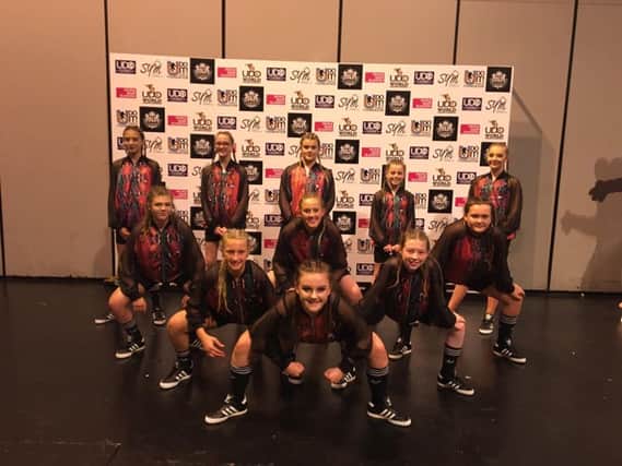 NRJ Dance Studios in Kirkcaldy scored success at the World Street Dance Championships in Glasgow on August 20-21.
Pictured - dance crew Femme Fatale.