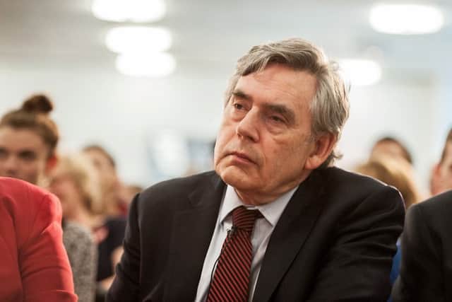 Gordon Brown. Pic: John Devlin