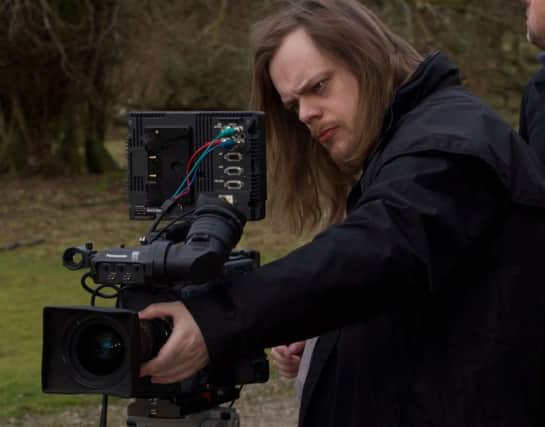 Lawrie Brewster, film director at work on The Unkindness of Ravens horror film