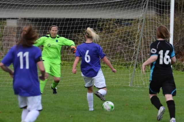 Pattison nets for East Fife Ladies.